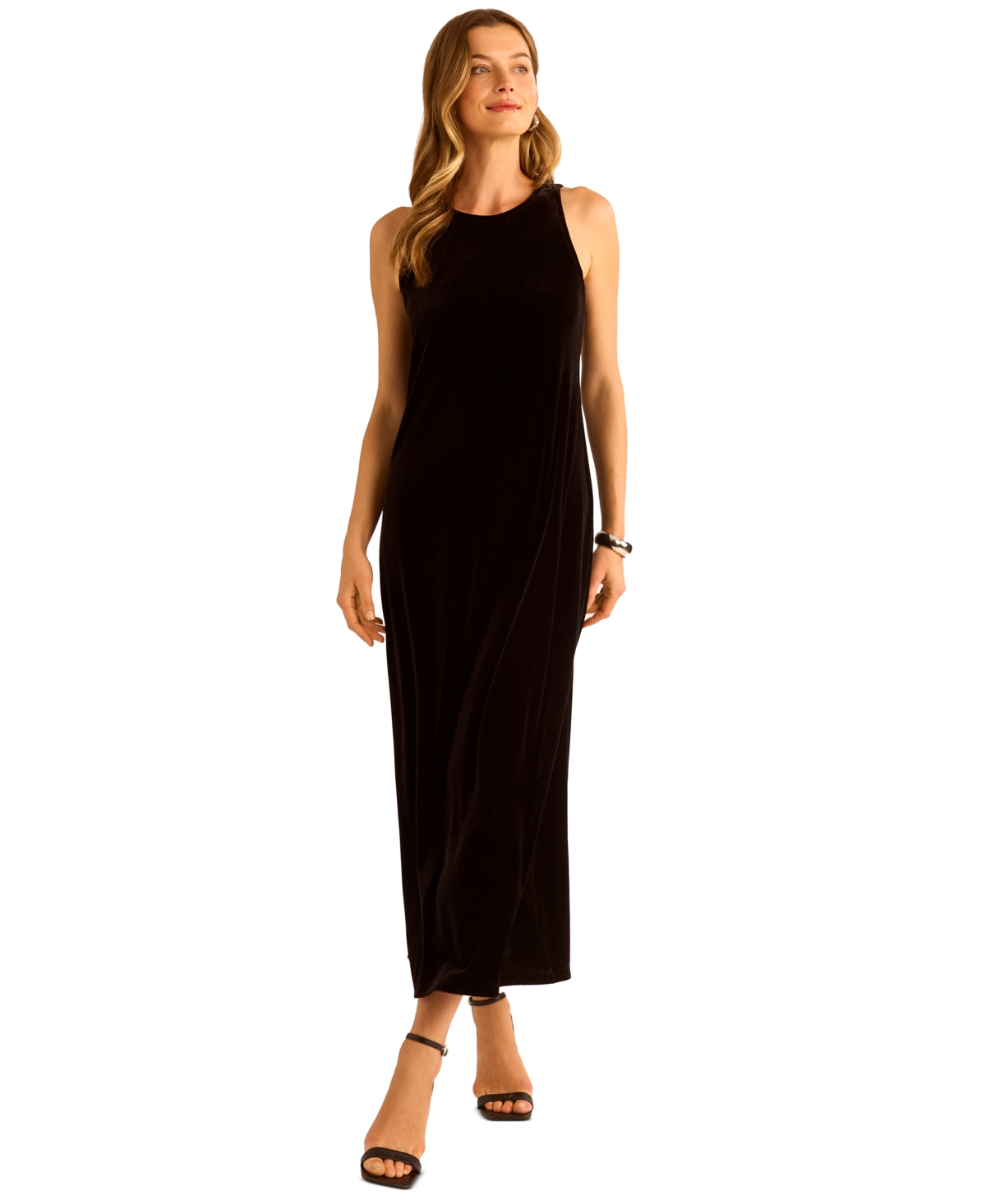Vince Camuto Women's Velvet A-line Maxi Dress In Black