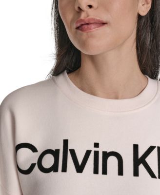 Women's Performance Flocked Logo Pull-On Sweatshirt