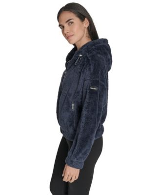 Women's Performance Oversized Hooded Sherpa Jacket