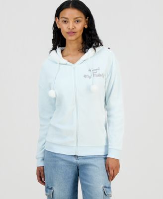 Love Tribe - Juniors' Kuromi & My Melody Zip-Front Hoodie