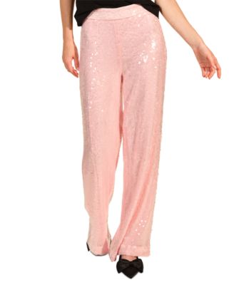 Women's Sequin Wide Leg Pants