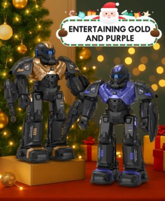 RC Robot Toys, Gesture Sensing Programmable RC Robot Toy, Talking, Dancing Rechargeable Intelligent Remote Control Robot