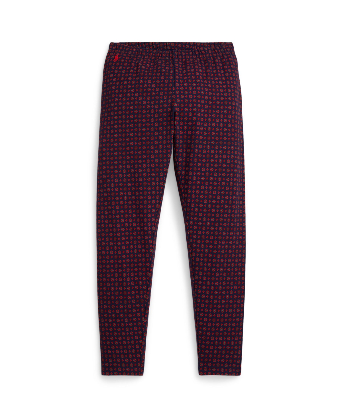 Polo Ralph Lauren Floral-print Jersey Leggings In Purple