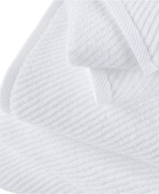 Diagonal Ribbed Cotton 4-Pc. Bath Towel Set