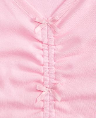 Girls 5-20 Ruched Bow V-Neck Top, Macy's Exclusive