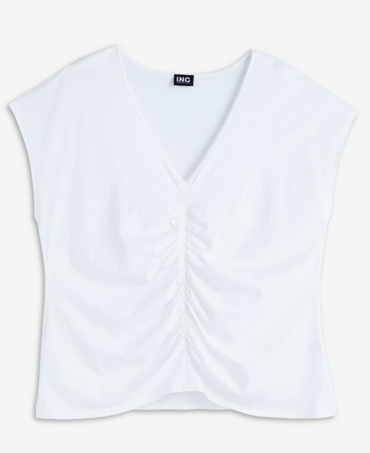 Inc International Concepts Plus Size Pull-on Wide-leg Knit Pants, Macy's Exclusive In Black