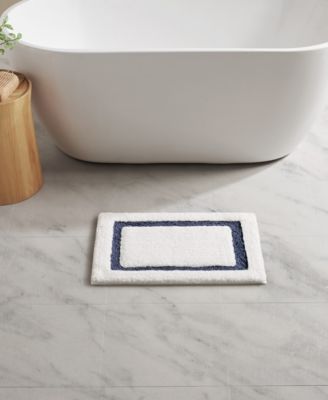 Roan Border Tufted Bath Rug, 17" x 24"