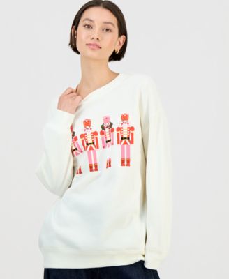 Rebellious One - Juniors' Nutcracker Fleece Sweatshirt