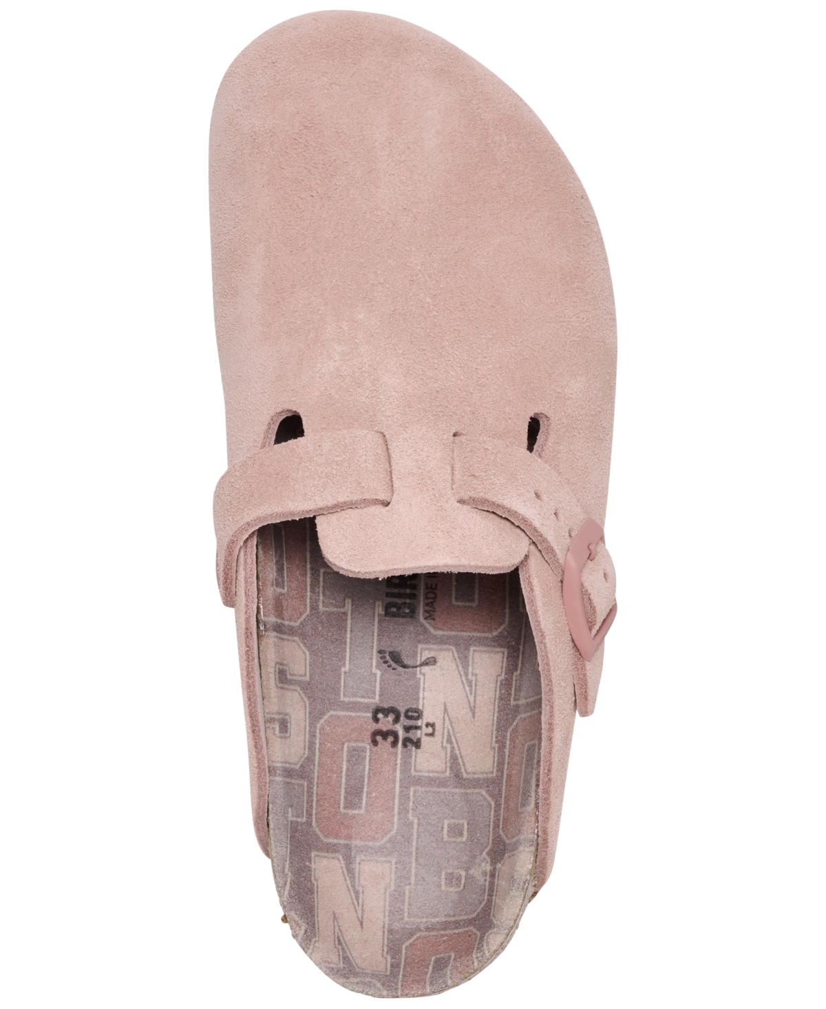 Birkenstock Little Girls Boston Clog Sandals From Finish Line In Pink