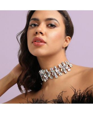 Chunky Crystal Choker Necklace
