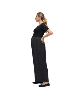 Maternity Ingrid + Isabel Mix Media Jumpsuit