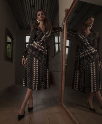 Women's Collared Tie-Waist Shirtdress