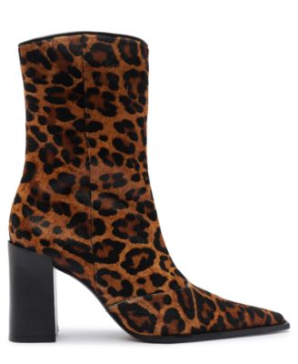Women's Raffaela Animal Print Pointy Toe Dress Booties