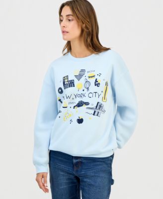 Self Esteem - Juniors' NYC Icons Crewneck Sweatshirt