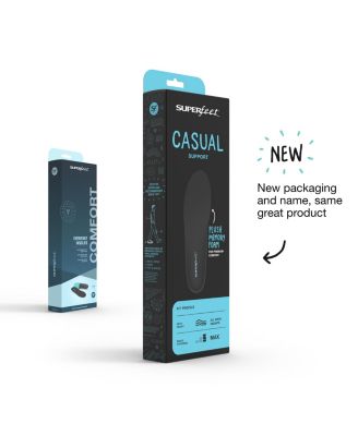 Men's Unisex Everyday Comfort Insoles, Slate, W: 10.5-12, M: 9.5-11 M US