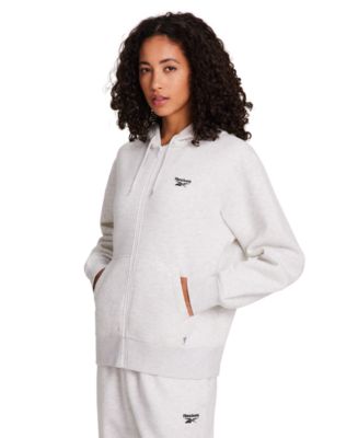Reebok Women's Vector Full-Zip Sweatshirt - Macy's