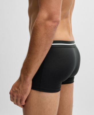 Hugo Boss Men's 3-Pack Bold Logo Trunks Underwear