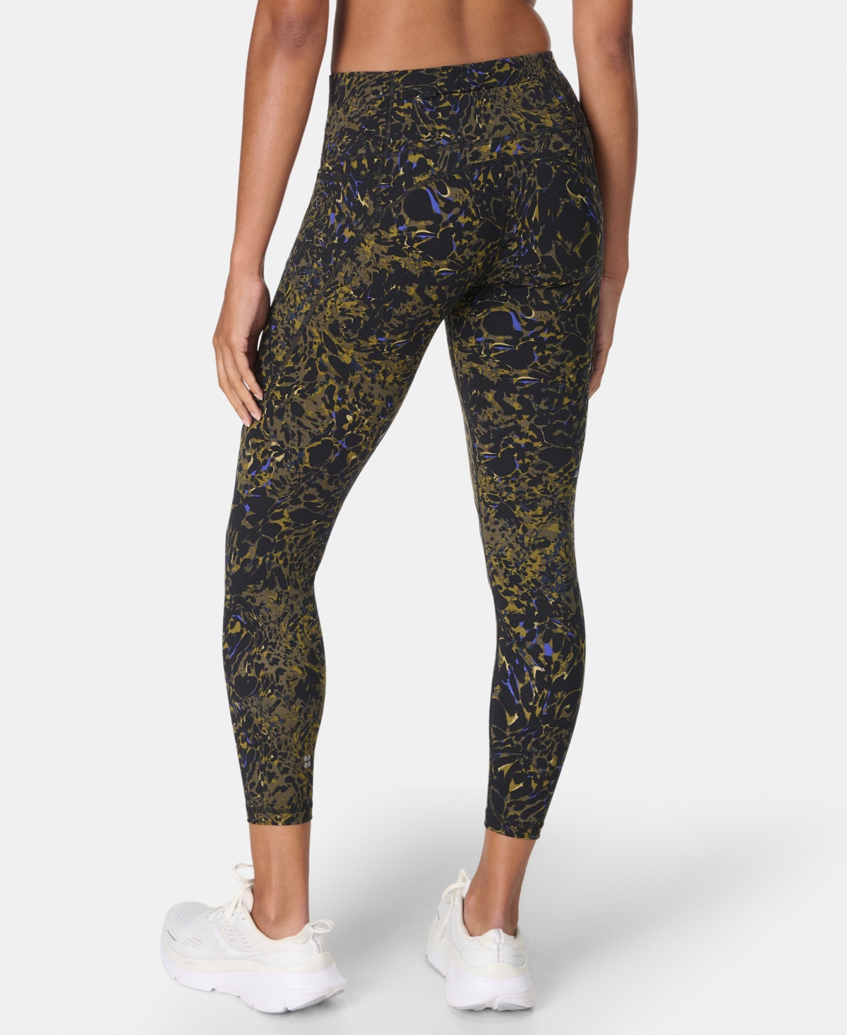 Sweaty Betty Women's Power Printed 7/8-length Workout Leggings In Black