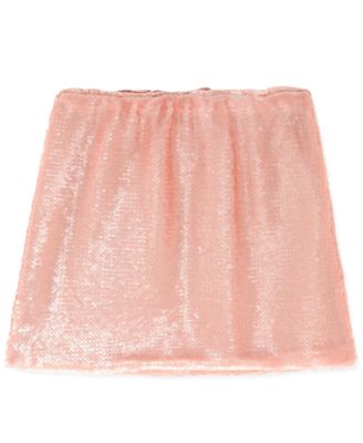 7-16 Sequin Pull-On Mini Skirt