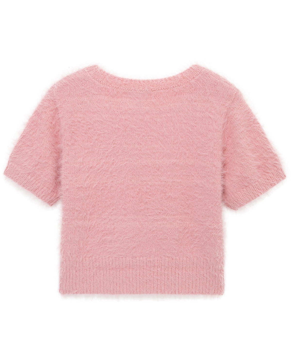 Habitual Kid Girls 7-16 Faux Mohair Sweater Top In Pink