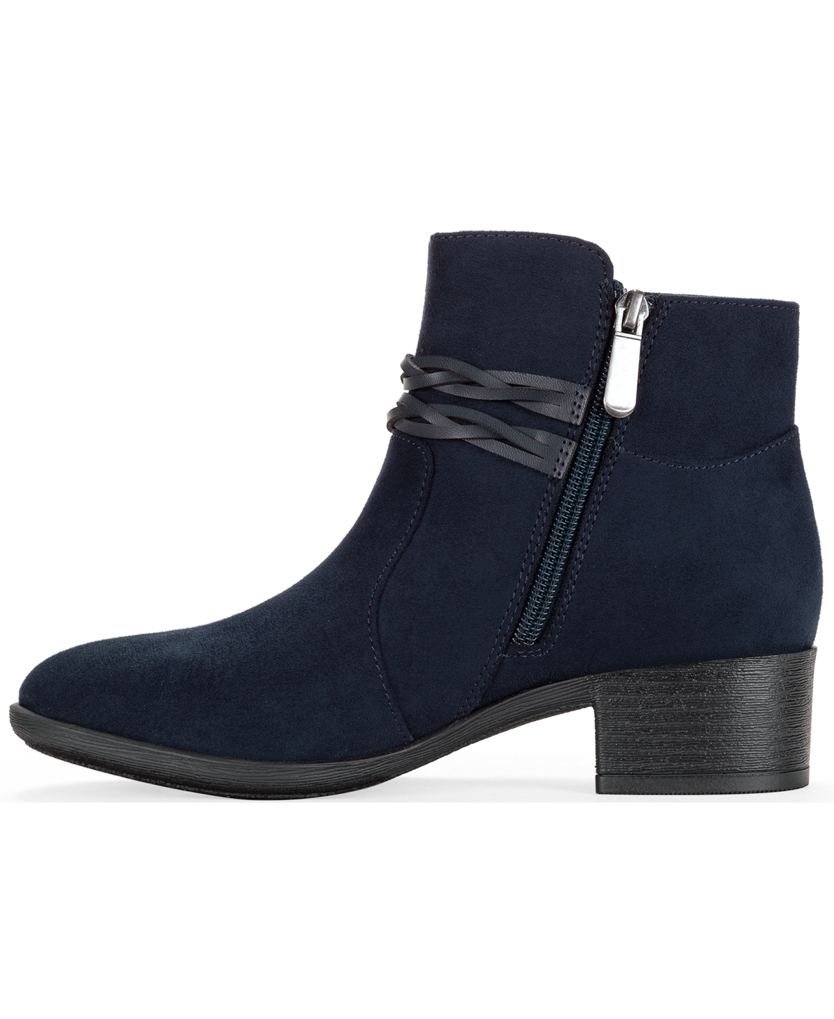 Style & Co Women's Rubyyy Belt Block Heel Booties, Macy's Exclusive In Multi