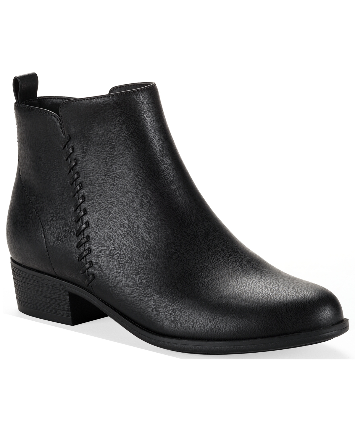 Style & Co Women's Aidenn Block Heel Booties, Macy's Exclusive In Black