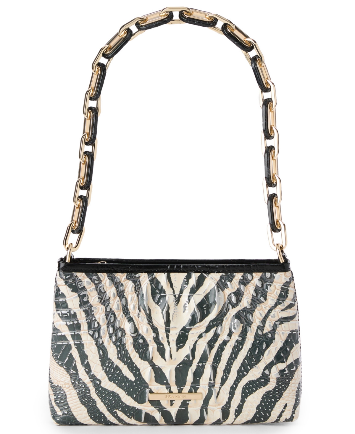 Brahmin Mod Lorelei Small Leather Chain Shoulder Bag In Multi