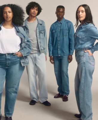 Plus Size '90s Cotton Denim Trucker Jacket