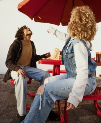 Women's Hybrid Hoodie Trucker Jacket