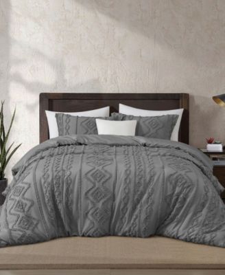 Aluma Geometric 3-Pc. Comforter Set, Full