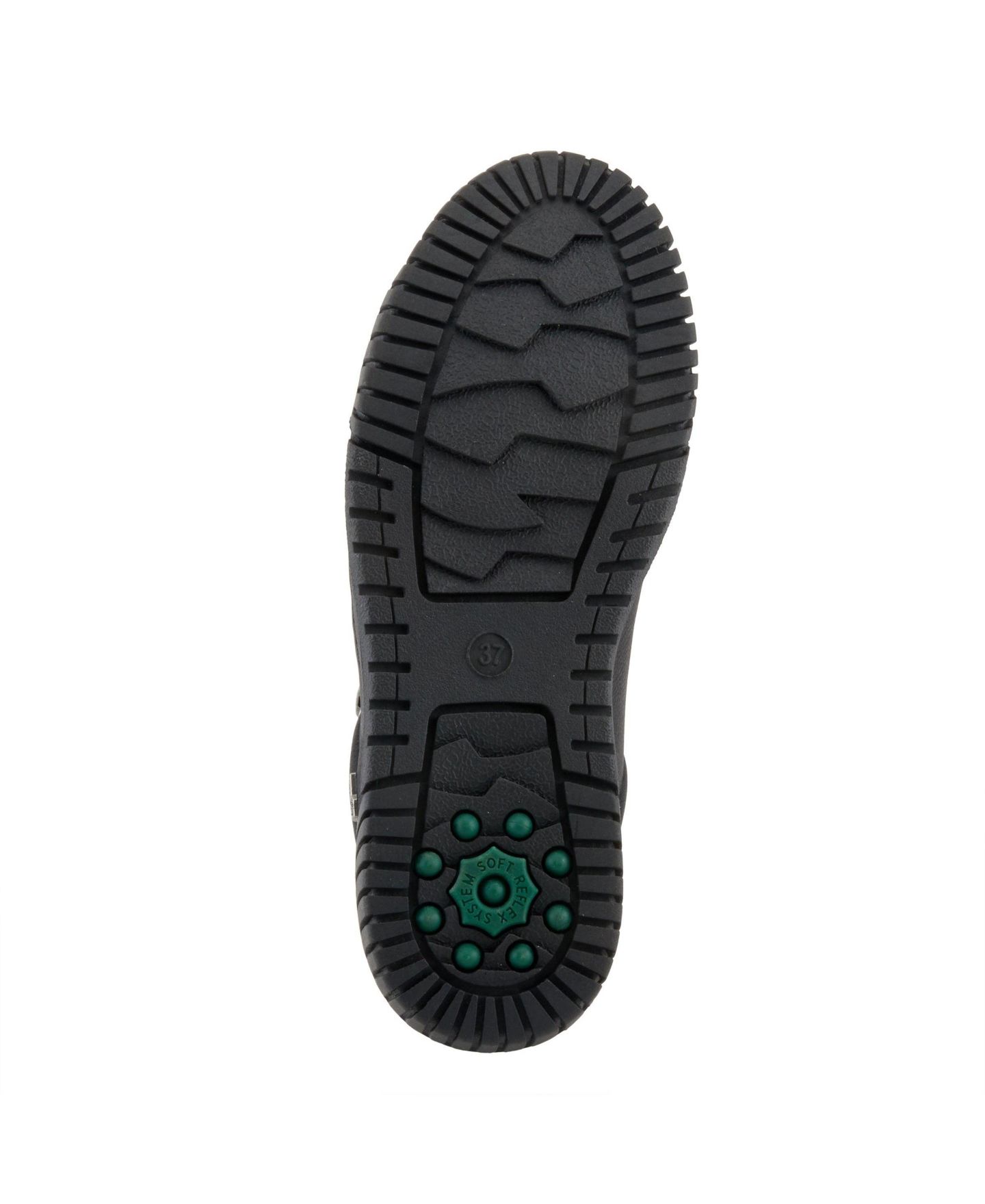 Женские кроссовки Spring Step Jamia Sneakers - Dual Closure with Laces and Zipper - Plush Textile Lining, Shock Absorbing, Water Resistant Synthetic Upper, цвет: Чёрный — фото 6