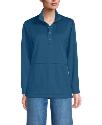 Men's Unisex Grid Tech Snapneck Pullover Shirt