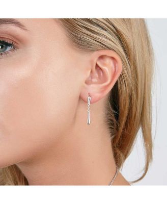 Falling Drop Earrings in Gold Vermeil