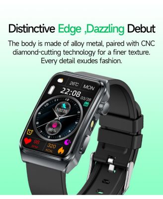 Advanced Outdoor Health Smart Bracelet with Flashlight and Continuous Monitoring -Pink