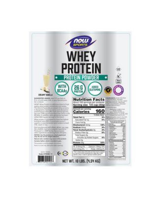 Whey Protein Vanilla, 10 lbs