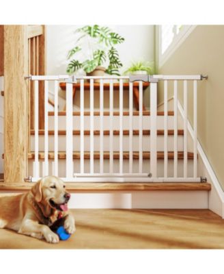30"-50" Width Auto Close Baby Gates Adjustable Pet Gate for Dogs and Cats