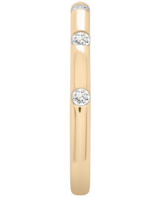 Diamond Ring (1/6 ct. t.w.) in 10K Yellow Gold, Created for Macy's