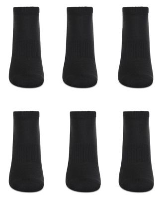 Women's 6 Pair Pack Sports Half Cushioned Low Cut Socks