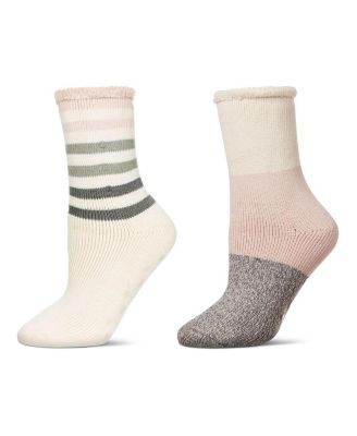 Women's 2 Pair Pack Thermal Crew Socks
