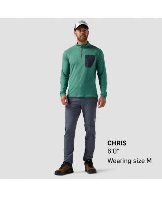 Men's Destination 1/4-Zip Top Performance Shirts Long Sleeve