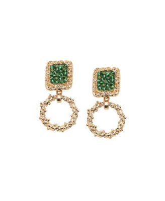 Women's Circular Drop Earrings