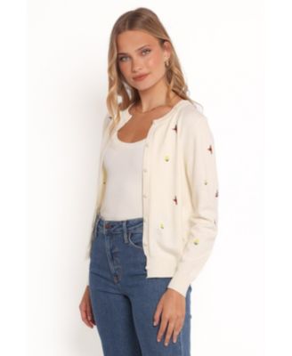 Women's Millen Flower Embroidery Cardigan