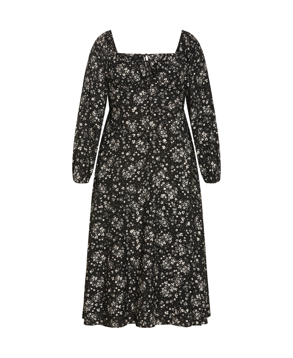 City Chic Women's Abbigail Long Sleeve Print Maxi Dress
