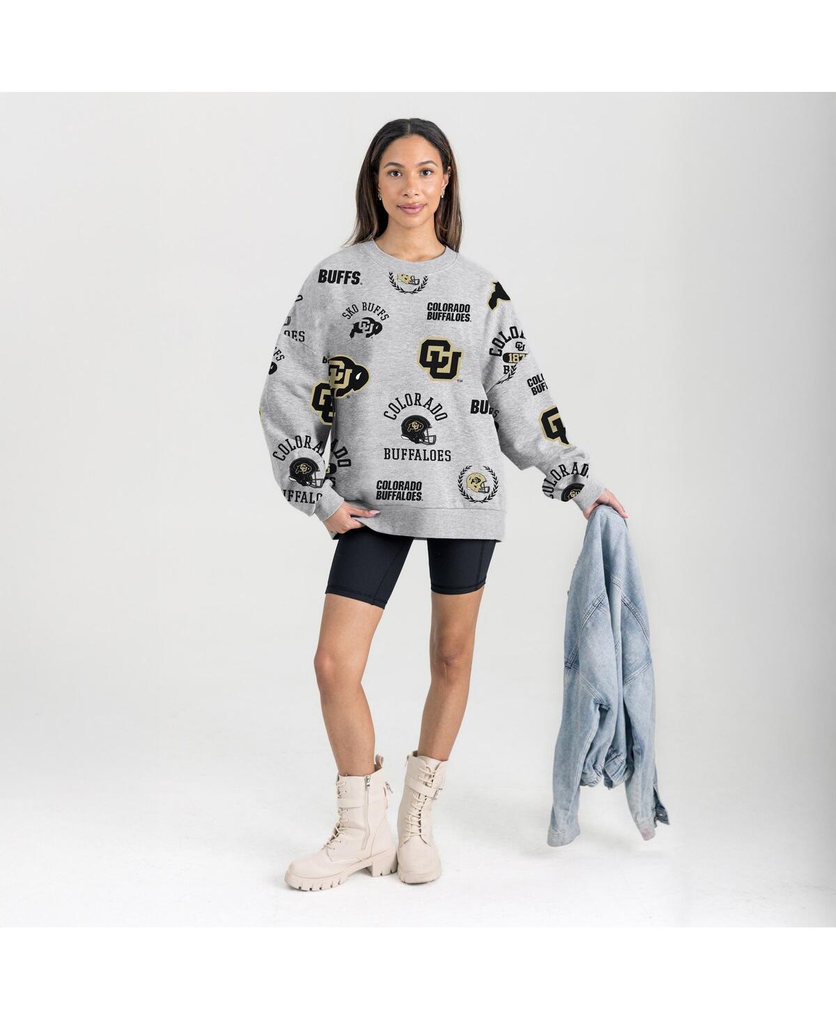 Gameday Couture Women's Gray Colorado Buffaloes Always On Repeat Fleece Sweatshirt In Gray