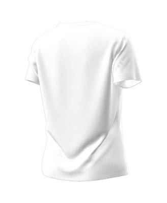 Women's White Notre Dame Fighting Irish Leprechaun Tech Stretch T-Shirt