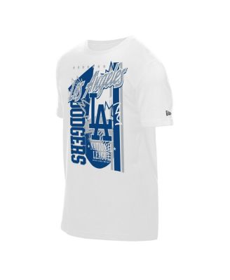 Men's White Los Angeles Dodgers Big Graphic Domestic T-Shirt