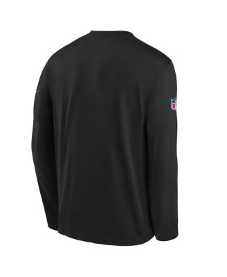 Big Boys and Girls Black San Francisco 49ers 2025 Rivalries Collection Sideline Legend Dri-FIT Long Sleeve T-Shirt