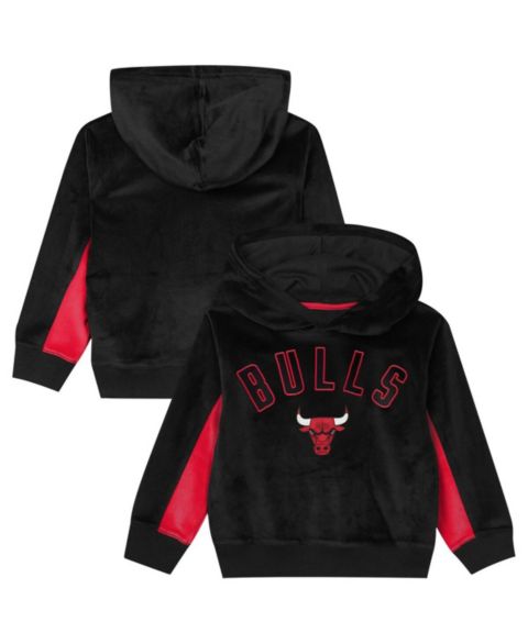 Худи Outerstuff Black Chicago Bulls Velour для мальчиков