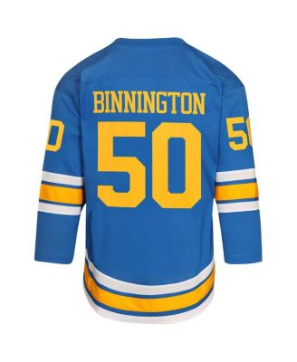 Big Boys and Girls&nbsp;Jordan Binnington Blue St. Louis Blues Home Replica Player Jersey