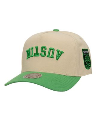 Mitchell & Ness - Men's Green/Royal Austin FC Upside Down Pro Pinch Snapback Hat